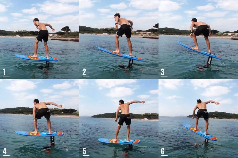 Surf foil:Come entrare in acqua